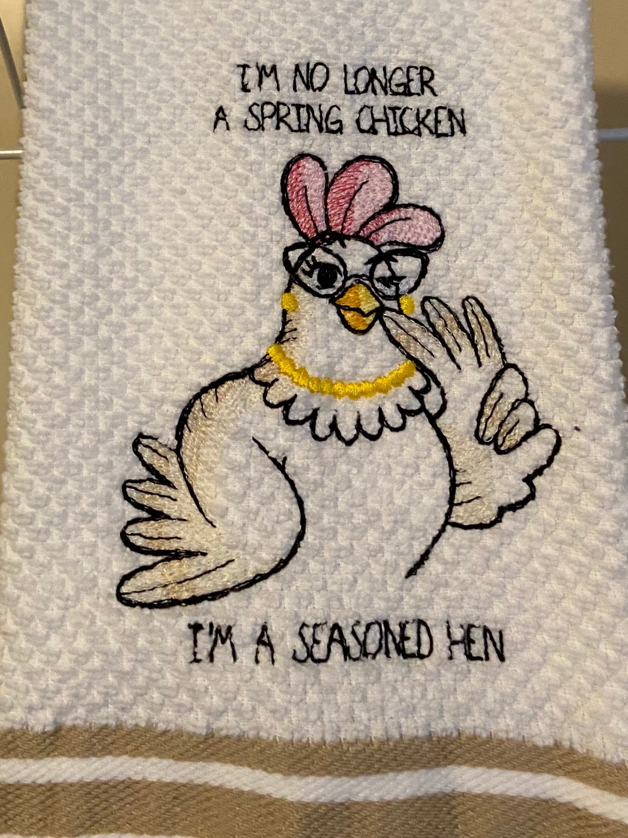 Mrs. Hen kitchen towel set