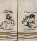 Mrs. Hen kitchen towel set